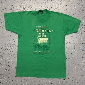 Vintage 90s Screen Stars Paint Your Wagon 1990 Shirt USA Single Stitch L